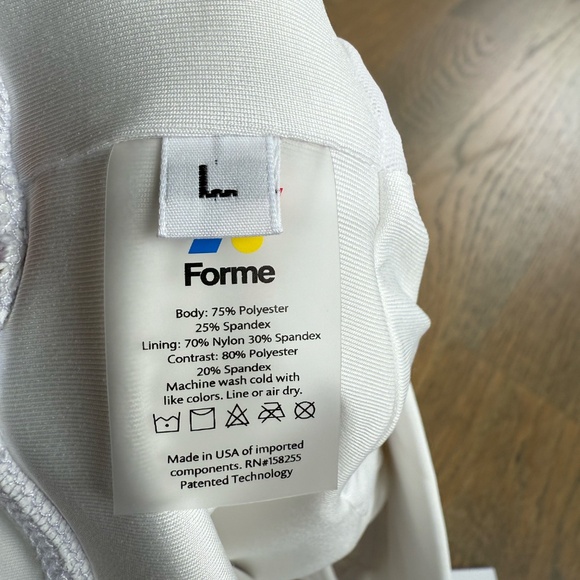 White Sports Bra - Picture 6 of 7